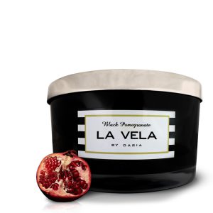 Black Pomegranate 3 Wick Scented Soy Candle 50cl