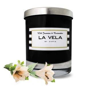 Lily Jasmine & Coriander Scented Soy Candle 20cl