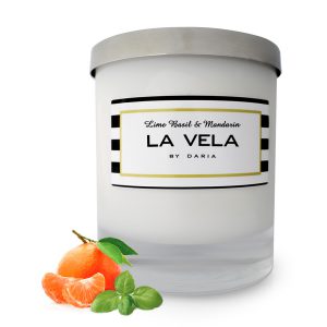 Lime Basil & Mandarin Scented Soy Candle 20cl